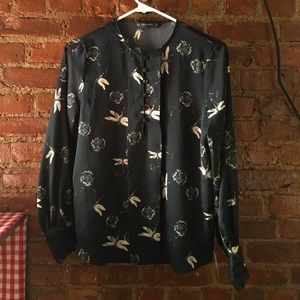 top blouse with print